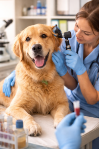 exames de rotina em pets, prevenção veterinária, saúde preventiva animal, quando fazer exames no pet, medicina veterinária preventiva.